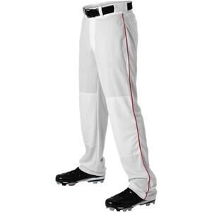 Alleson Athletic boys pants white/scarlet Size XS​